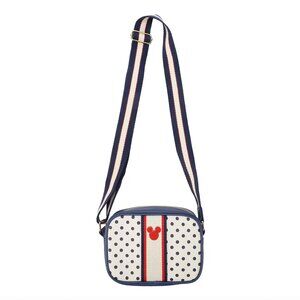 Disney Mickey Mouse Ears White Polka-Dotted Crossbody Purse